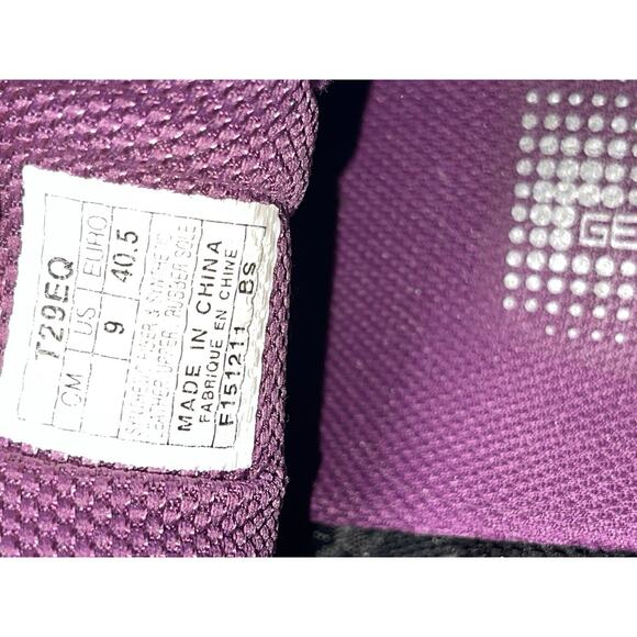 ASICS Gel IGS Women's Size 9 Running Shoes Black/Purple Walking Comfort T29EQ - Picture 8 of 8